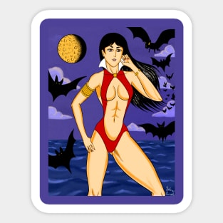 Vampirella Illustration 2 Sticker